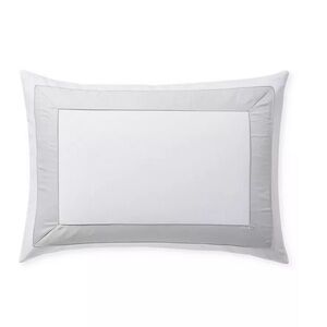 Serena & Lily Beach Club Border Percale Sham King Like New/FOG